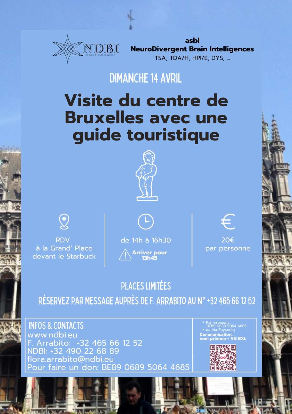 Affiche NDBI visite Bruxelles
